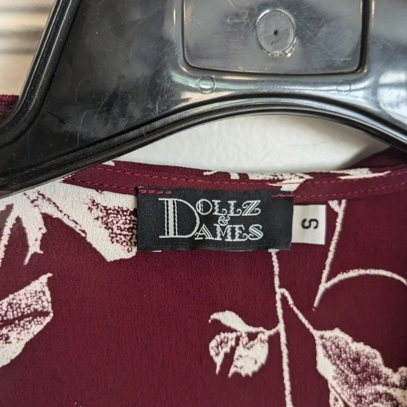 Dollz And Dames Floral Printed Wrap Dress - Picture 2 of 5